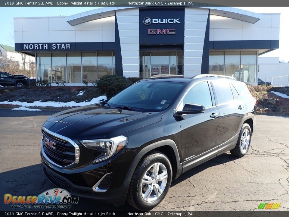 2019 GMC Terrain SLE AWD Ebony Twilight Metallic / Jet Black Photo #1