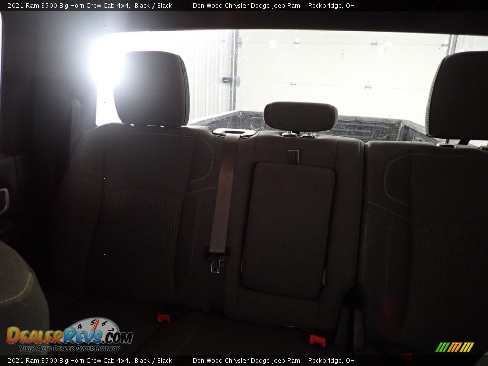 2021 Ram 3500 Big Horn Crew Cab 4x4 Black / Black Photo #24