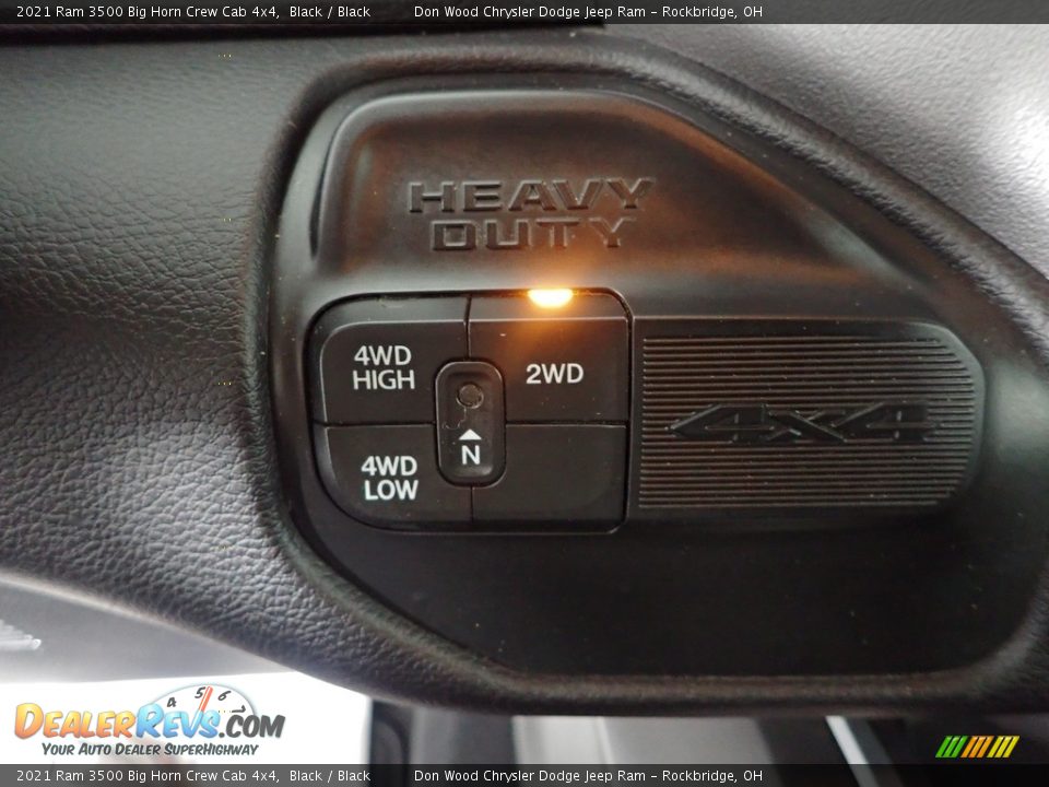 2021 Ram 3500 Big Horn Crew Cab 4x4 Black / Black Photo #25