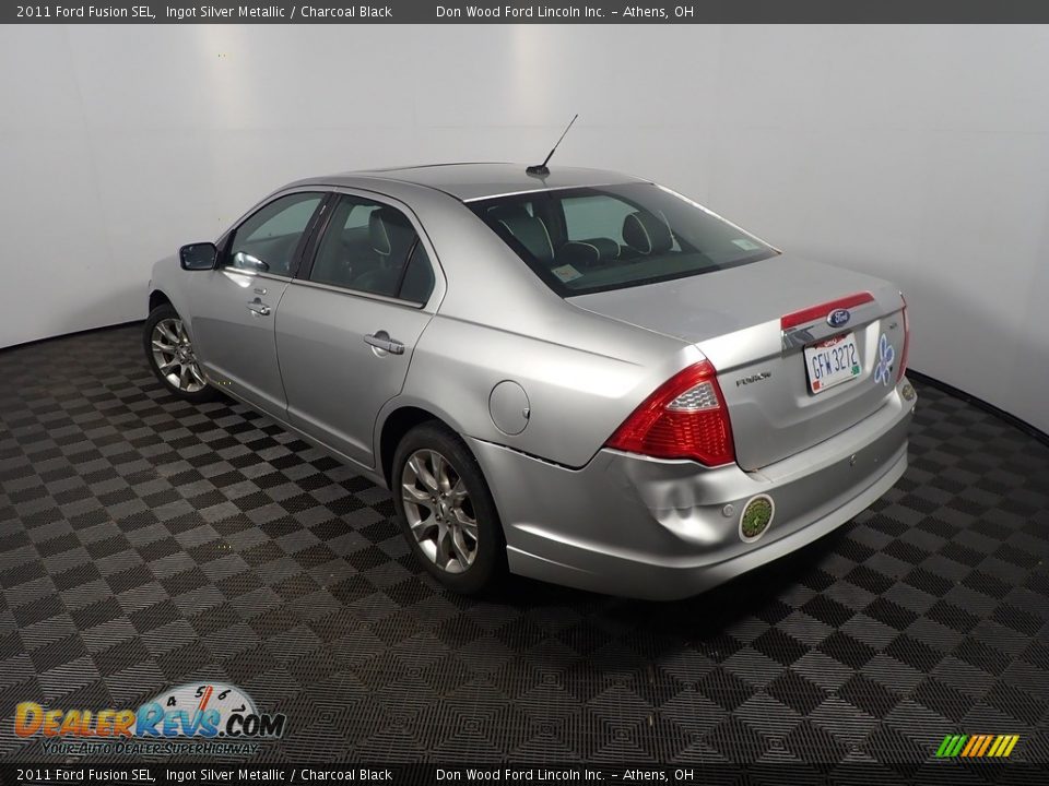 2011 Ford Fusion SEL Ingot Silver Metallic / Charcoal Black Photo #10