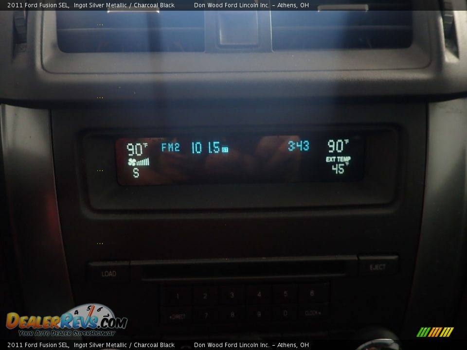 2011 Ford Fusion SEL Ingot Silver Metallic / Charcoal Black Photo #14