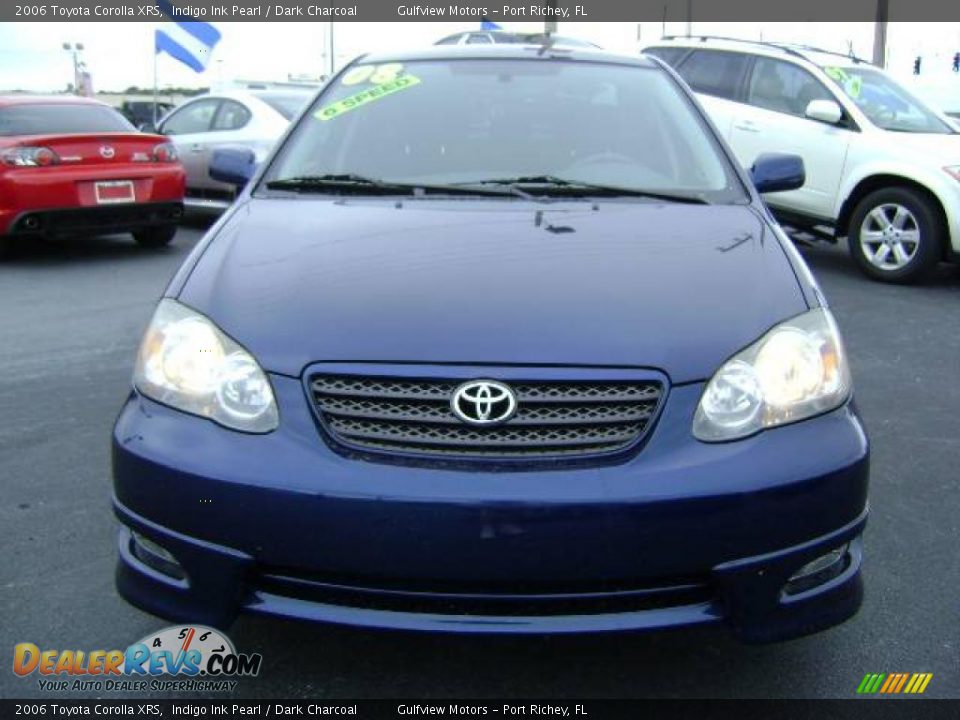 2006 Toyota Corolla XRS Indigo Ink Pearl / Dark Charcoal Photo #2