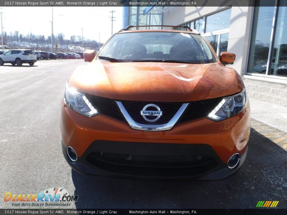 2017 Nissan Rogue Sport SV AWD Monarch Orange / Light Gray Photo #5