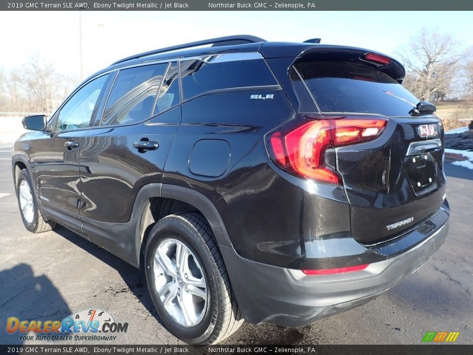 2019 GMC Terrain SLE AWD Ebony Twilight Metallic / Jet Black Photo #12