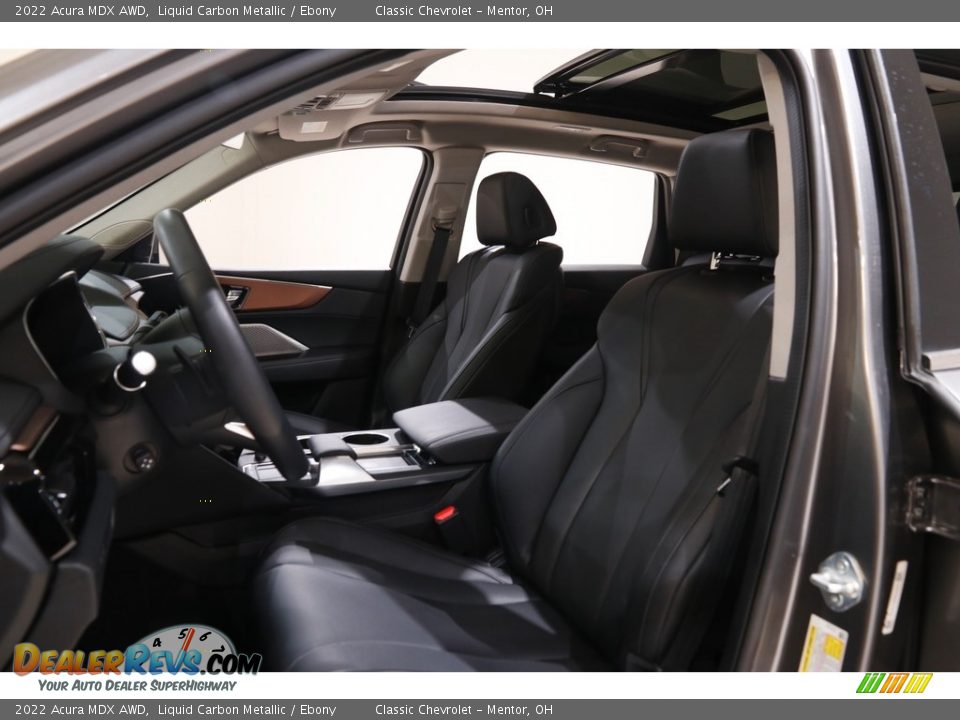 Ebony Interior - 2022 Acura MDX AWD Photo #5