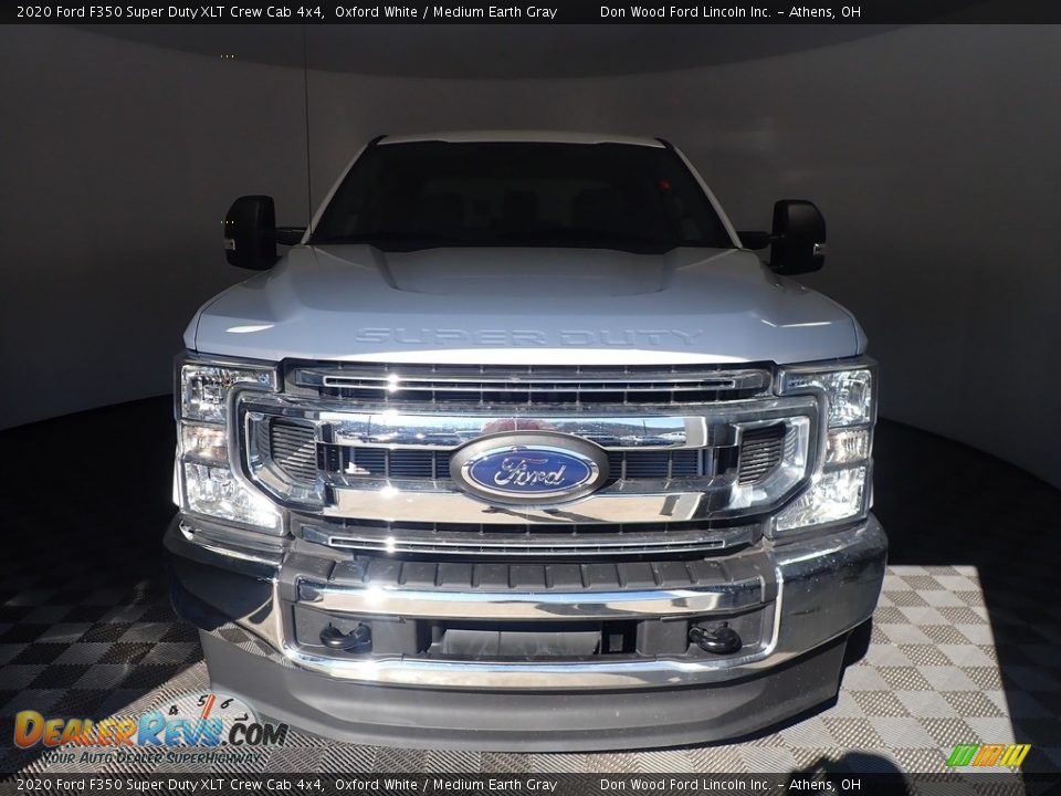 2020 Ford F350 Super Duty XLT Crew Cab 4x4 Oxford White / Medium Earth Gray Photo #5