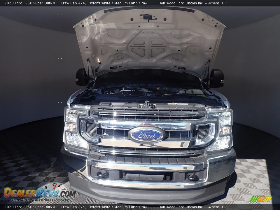 2020 Ford F350 Super Duty XLT Crew Cab 4x4 Oxford White / Medium Earth Gray Photo #6