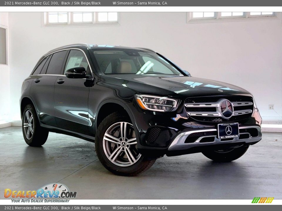 2021 Mercedes-Benz GLC 300 Black / Silk Beige/Black Photo #12