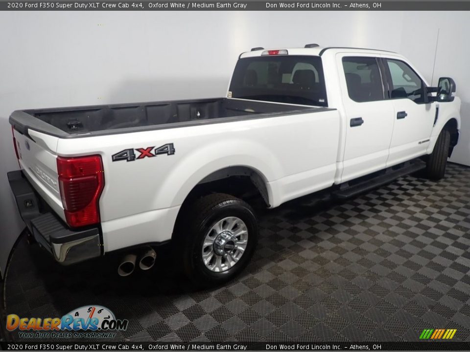 2020 Ford F350 Super Duty XLT Crew Cab 4x4 Oxford White / Medium Earth Gray Photo #14