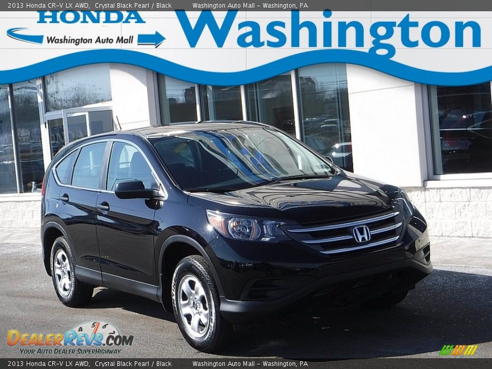 2013 Honda CR-V LX AWD Crystal Black Pearl / Black Photo #1