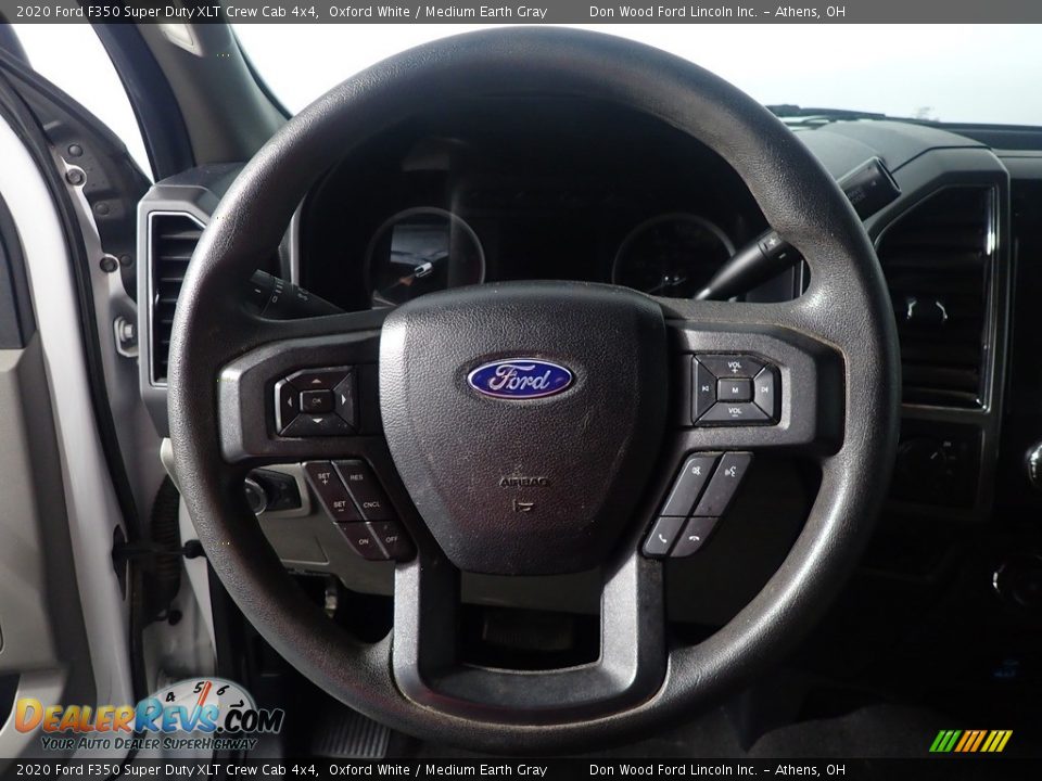 2020 Ford F350 Super Duty XLT Crew Cab 4x4 Oxford White / Medium Earth Gray Photo #24