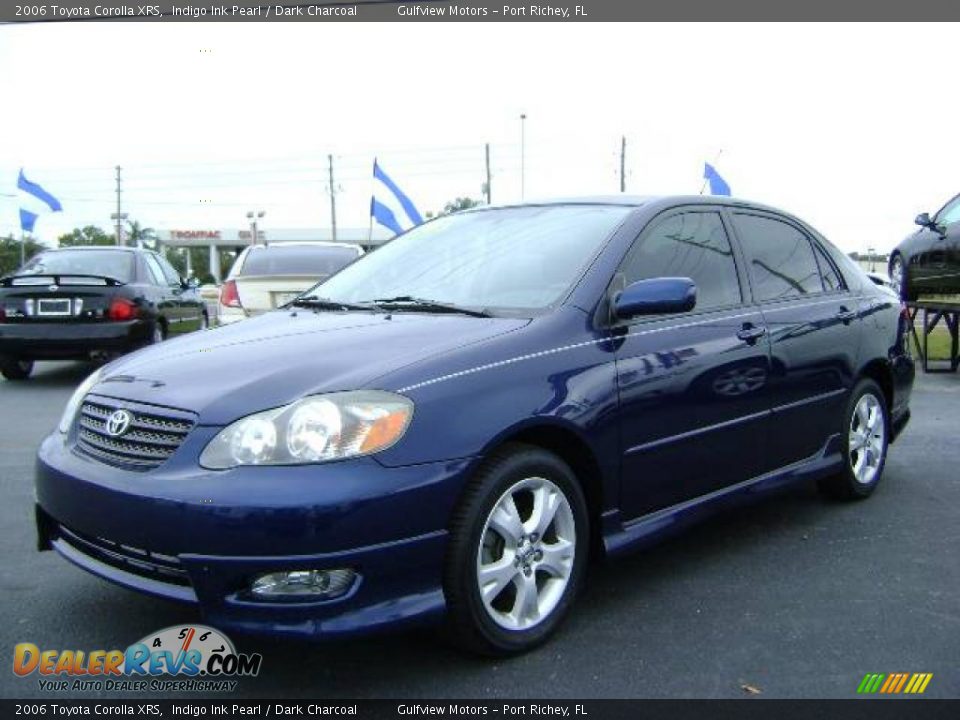 2006 Toyota Corolla XRS Indigo Ink Pearl / Dark Charcoal Photo #3