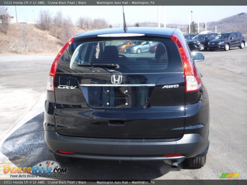 2013 Honda CR-V LX AWD Crystal Black Pearl / Black Photo #7