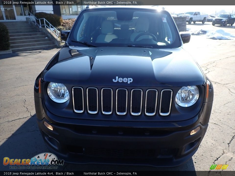 2018 Jeep Renegade Latitude 4x4 Black / Black Photo #3