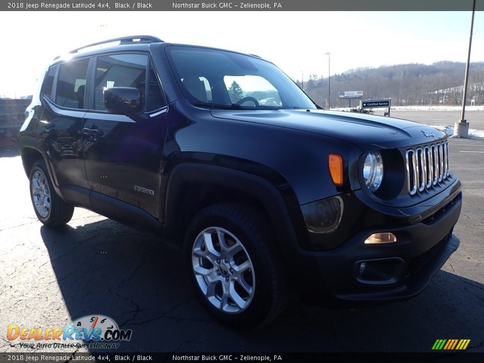 2018 Jeep Renegade Latitude 4x4 Black / Black Photo #4