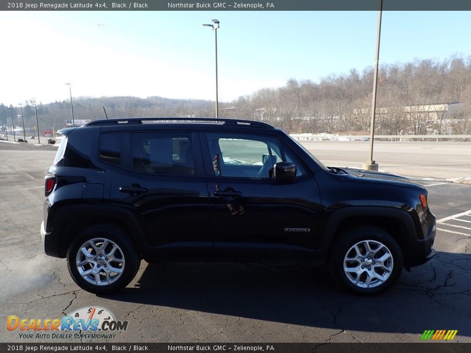 2018 Jeep Renegade Latitude 4x4 Black / Black Photo #5