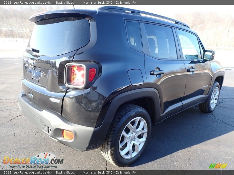 2018 Jeep Renegade Latitude 4x4 Black / Black Photo #9