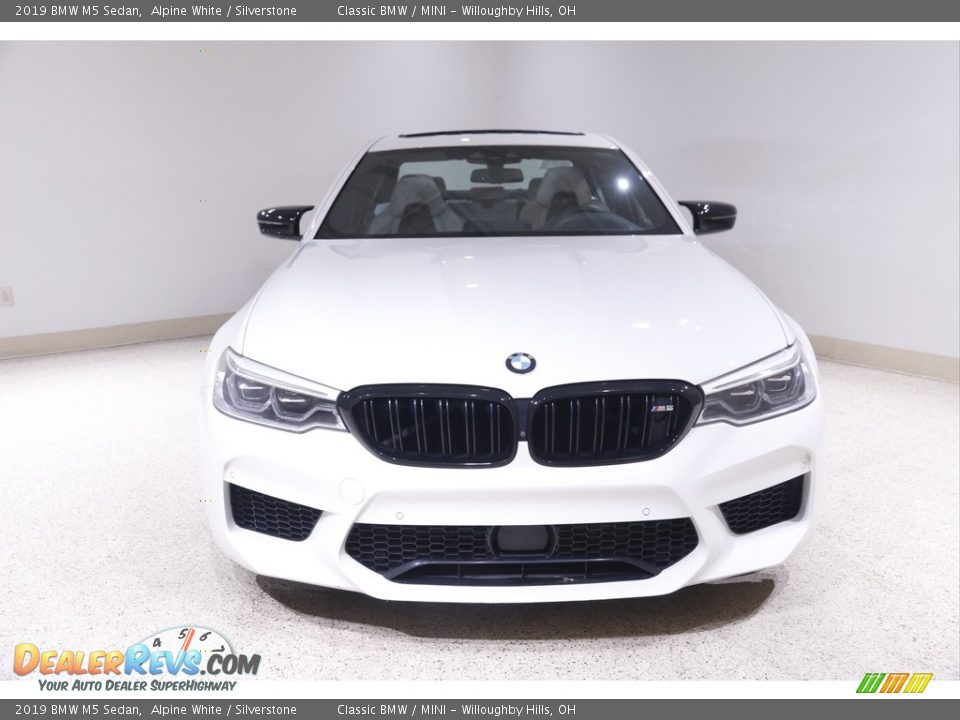 2019 BMW M5 Sedan Alpine White / Silverstone Photo #2