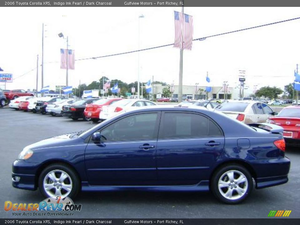 2006 Toyota Corolla XRS Indigo Ink Pearl / Dark Charcoal Photo #4
