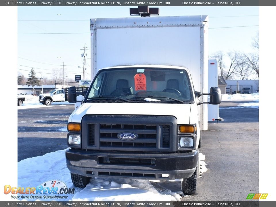 2017 Ford E Series Cutaway E350 Cutaway Commercial Moving Truck Oxford White / Medium Flint Photo #5