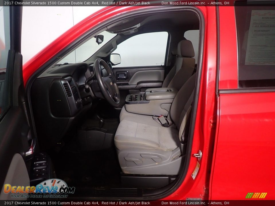 2017 Chevrolet Silverado 1500 Custom Double Cab 4x4 Red Hot / Dark Ash/Jet Black Photo #21