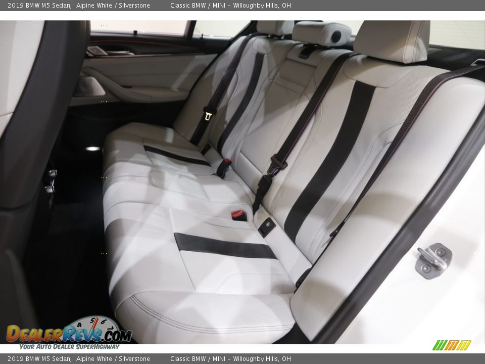 Rear Seat of 2019 BMW M5 Sedan Photo #22