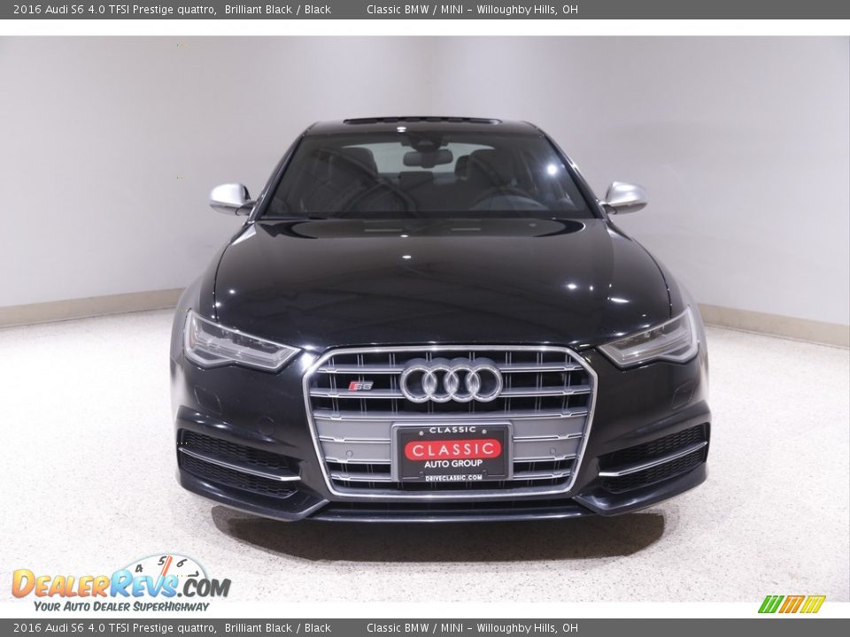 2016 Audi S6 4.0 TFSI Prestige quattro Brilliant Black / Black Photo #2