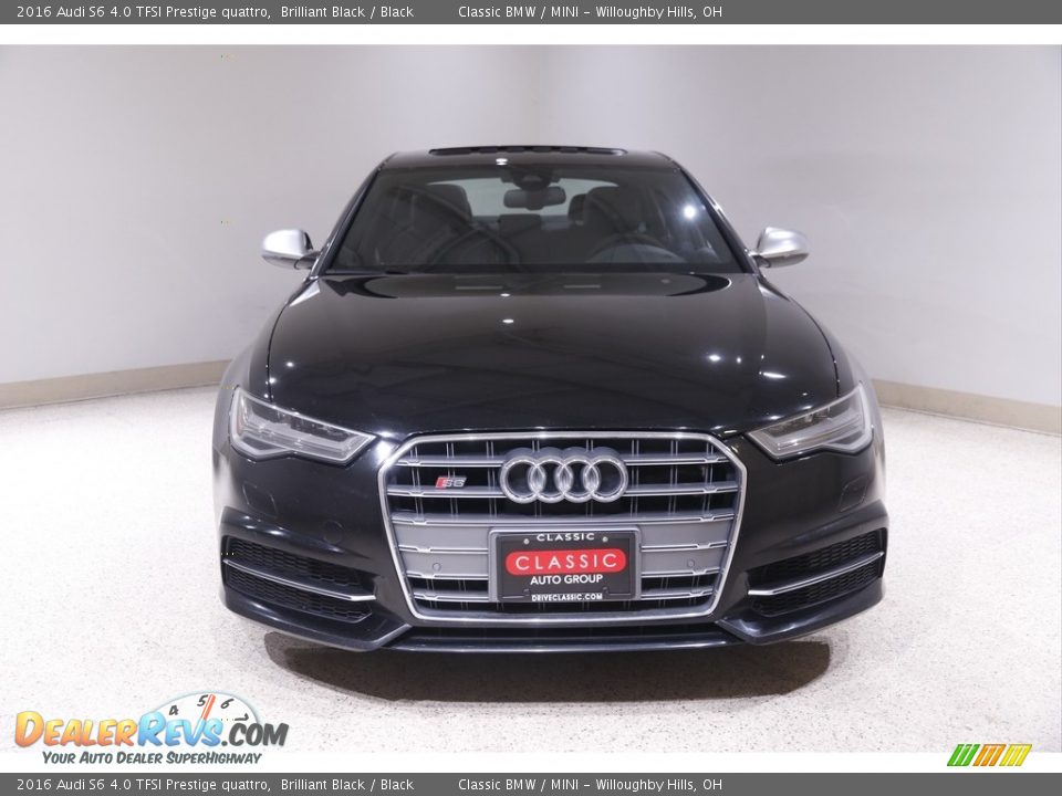 2016 Audi S6 4.0 TFSI Prestige quattro Brilliant Black / Black Photo #2