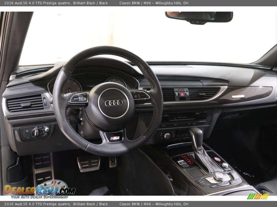Black Interior - 2016 Audi S6 4.0 TFSI Prestige quattro Photo #6