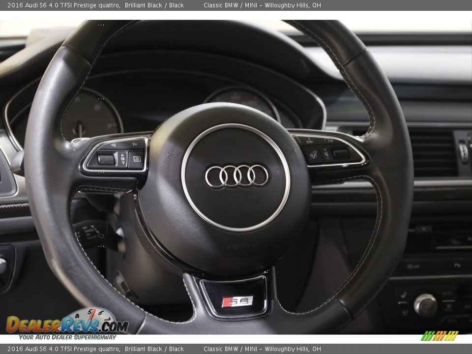 2016 Audi S6 4.0 TFSI Prestige quattro Steering Wheel Photo #7