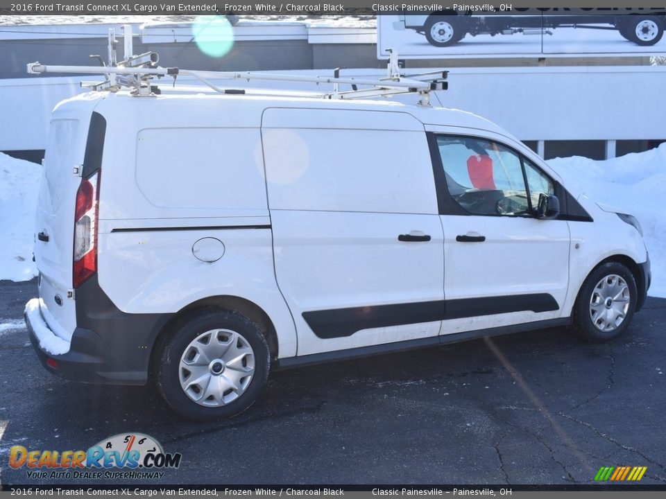 2016 Ford Transit Connect XL Cargo Van Extended Frozen White / Charcoal Black Photo #2