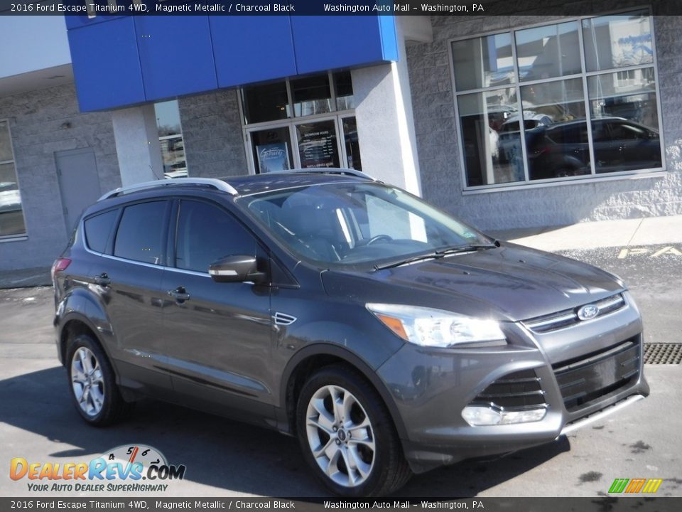2016 Ford Escape Titanium 4WD Magnetic Metallic / Charcoal Black Photo #1