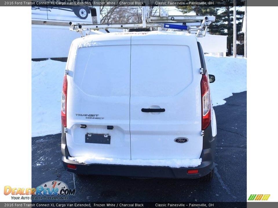 2016 Ford Transit Connect XL Cargo Van Extended Frozen White / Charcoal Black Photo #3