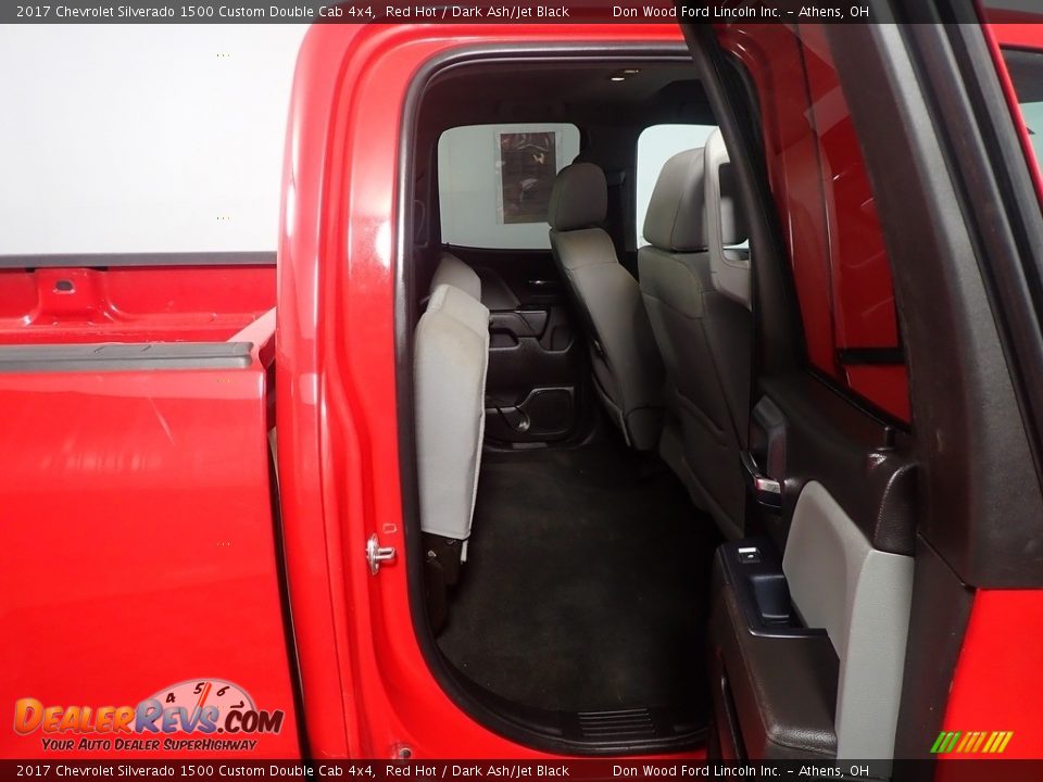 2017 Chevrolet Silverado 1500 Custom Double Cab 4x4 Red Hot / Dark Ash/Jet Black Photo #35