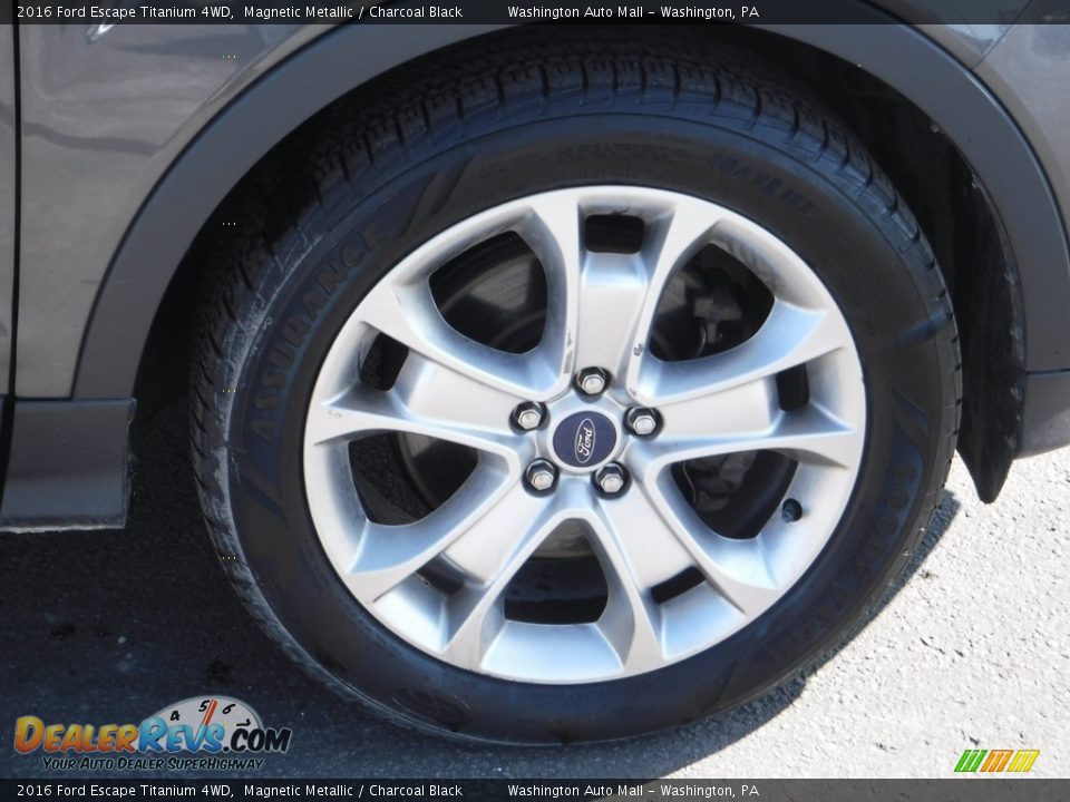 2016 Ford Escape Titanium 4WD Magnetic Metallic / Charcoal Black Photo #3