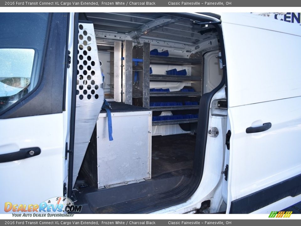 2016 Ford Transit Connect XL Cargo Van Extended Frozen White / Charcoal Black Photo #5