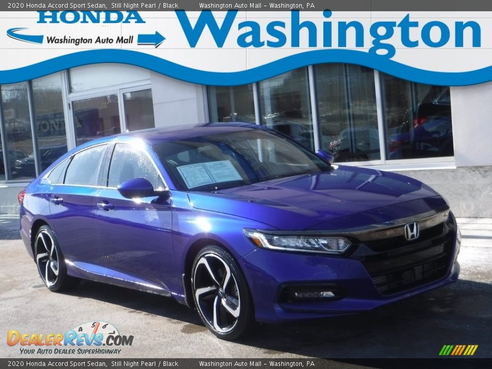 2020 Honda Accord Sport Sedan Still Night Pearl / Black Photo #1
