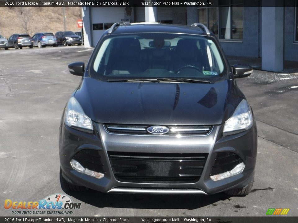 2016 Ford Escape Titanium 4WD Magnetic Metallic / Charcoal Black Photo #5