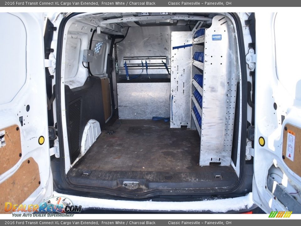 2016 Ford Transit Connect XL Cargo Van Extended Frozen White / Charcoal Black Photo #7