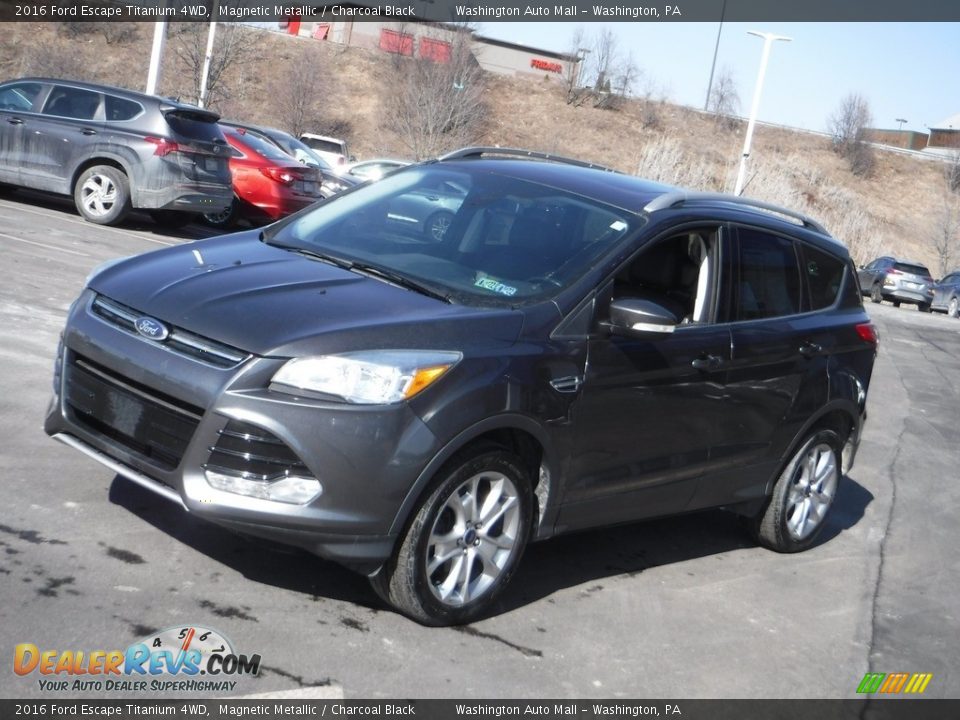 2016 Ford Escape Titanium 4WD Magnetic Metallic / Charcoal Black Photo #6