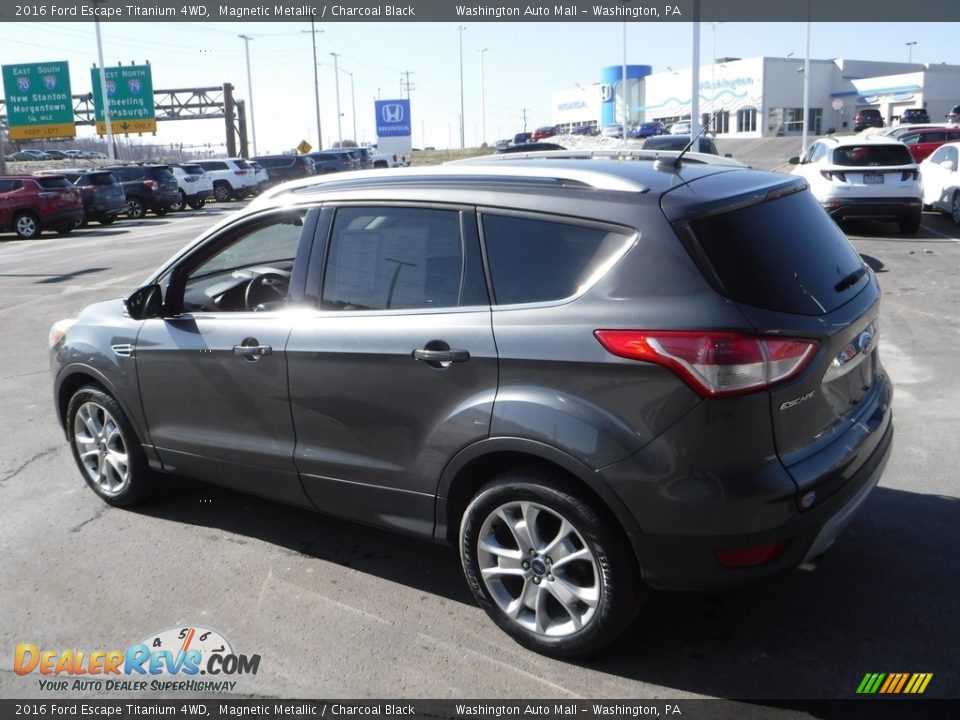 2016 Ford Escape Titanium 4WD Magnetic Metallic / Charcoal Black Photo #9