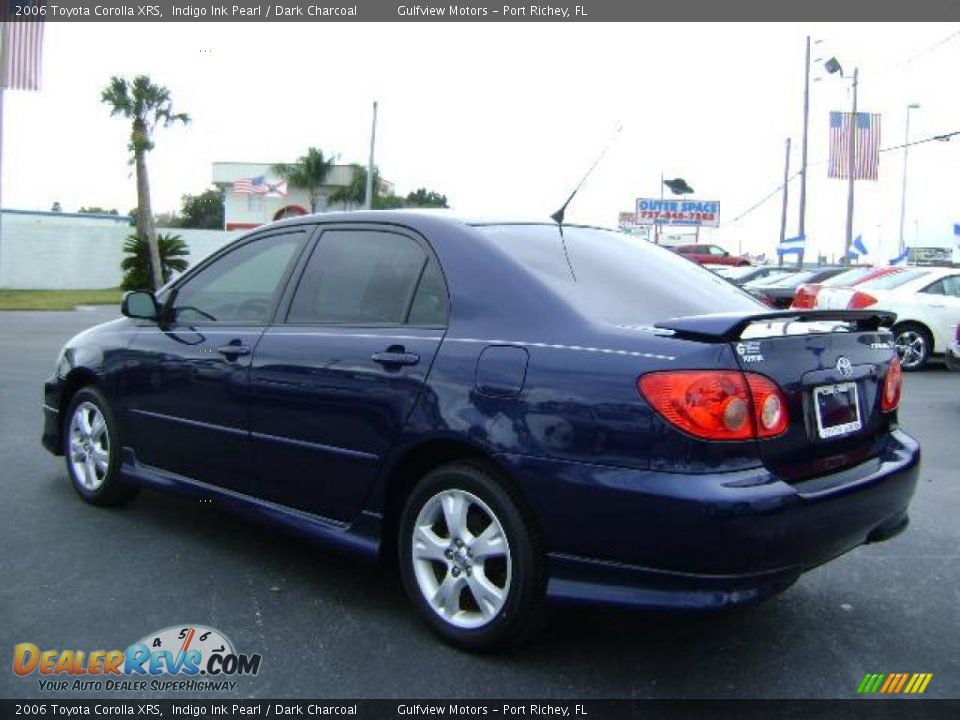 2006 Toyota Corolla XRS Indigo Ink Pearl / Dark Charcoal Photo #5