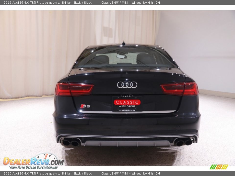 2016 Audi S6 4.0 TFSI Prestige quattro Brilliant Black / Black Photo #22