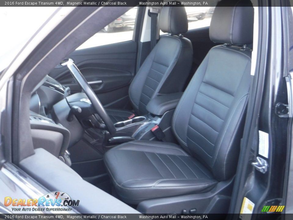 2016 Ford Escape Titanium 4WD Magnetic Metallic / Charcoal Black Photo #16