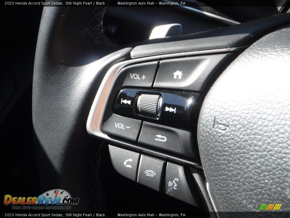 2020 Honda Accord Sport Sedan Still Night Pearl / Black Photo #22