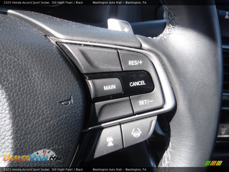 2020 Honda Accord Sport Sedan Still Night Pearl / Black Photo #23