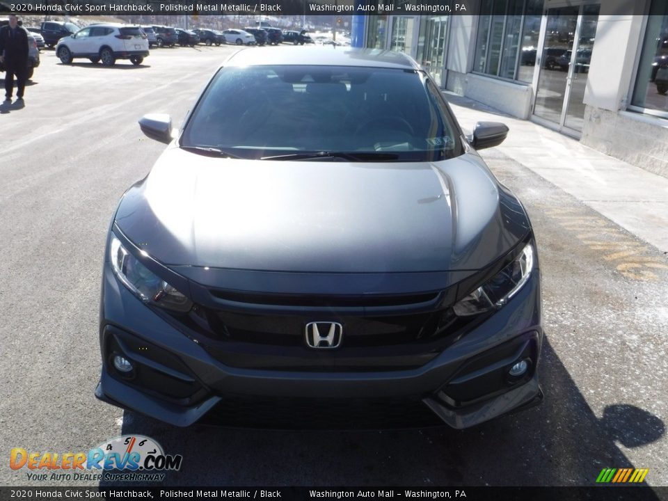 2020 Honda Civic Sport Hatchback Polished Metal Metallic / Black Photo #4