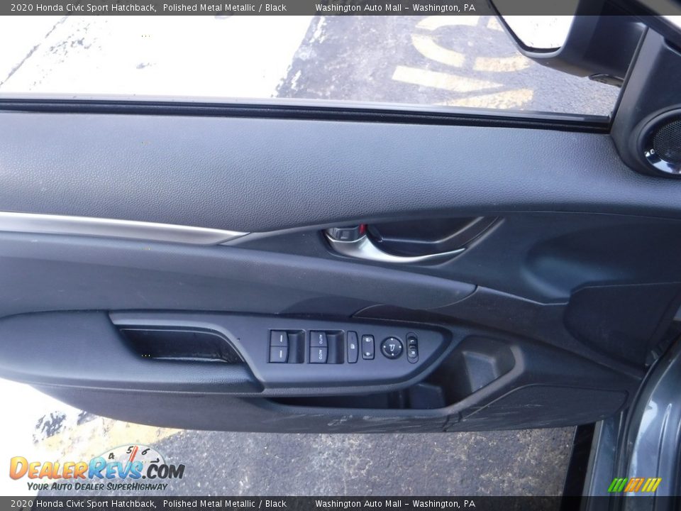 2020 Honda Civic Sport Hatchback Polished Metal Metallic / Black Photo #11