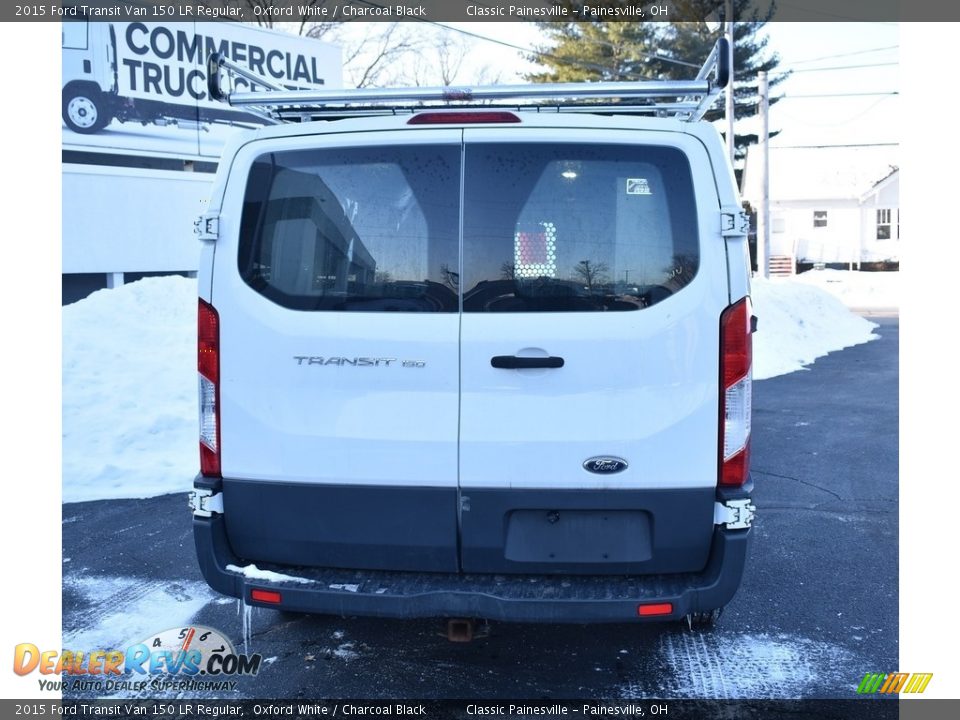 2015 Ford Transit Van 150 LR Regular Oxford White / Charcoal Black Photo #3