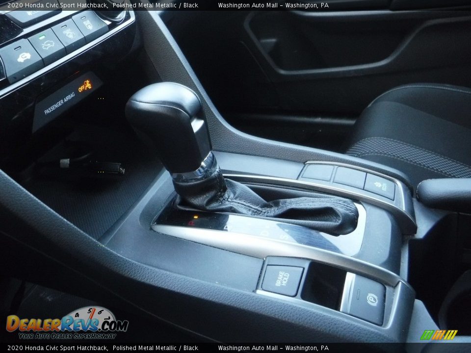 2020 Honda Civic Sport Hatchback Polished Metal Metallic / Black Photo #15